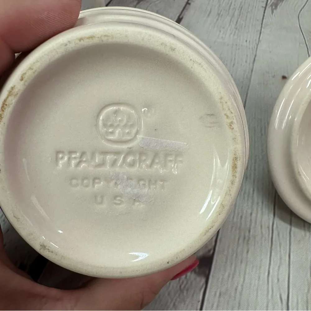 vintage Maison Blue by Pfaltzgraff Cream and Sugar Set countryside cottage